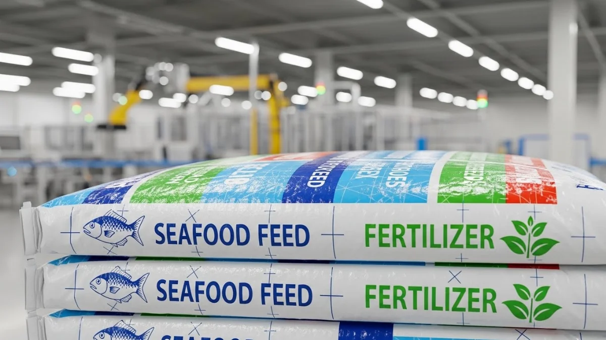 Hình ảnh các cuộn vải PP dệt nguyên liệu chất lượng cao