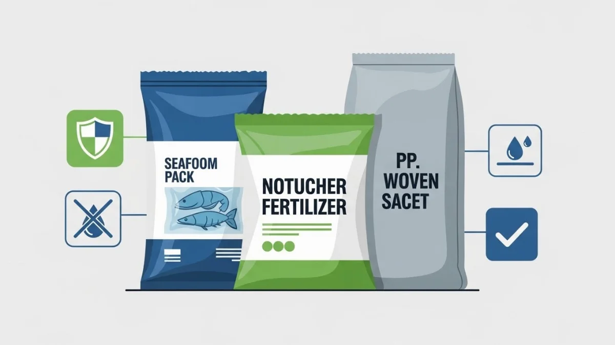 Bao bì phân bón chống ẩm đa dạng kích thước và màu sắc, in ấn sắc nét