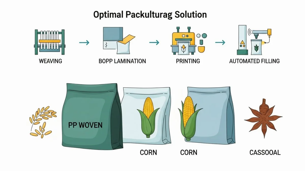 nhà máy sản xuất bao PP dệt chuyên nghiệp quy mô lớn