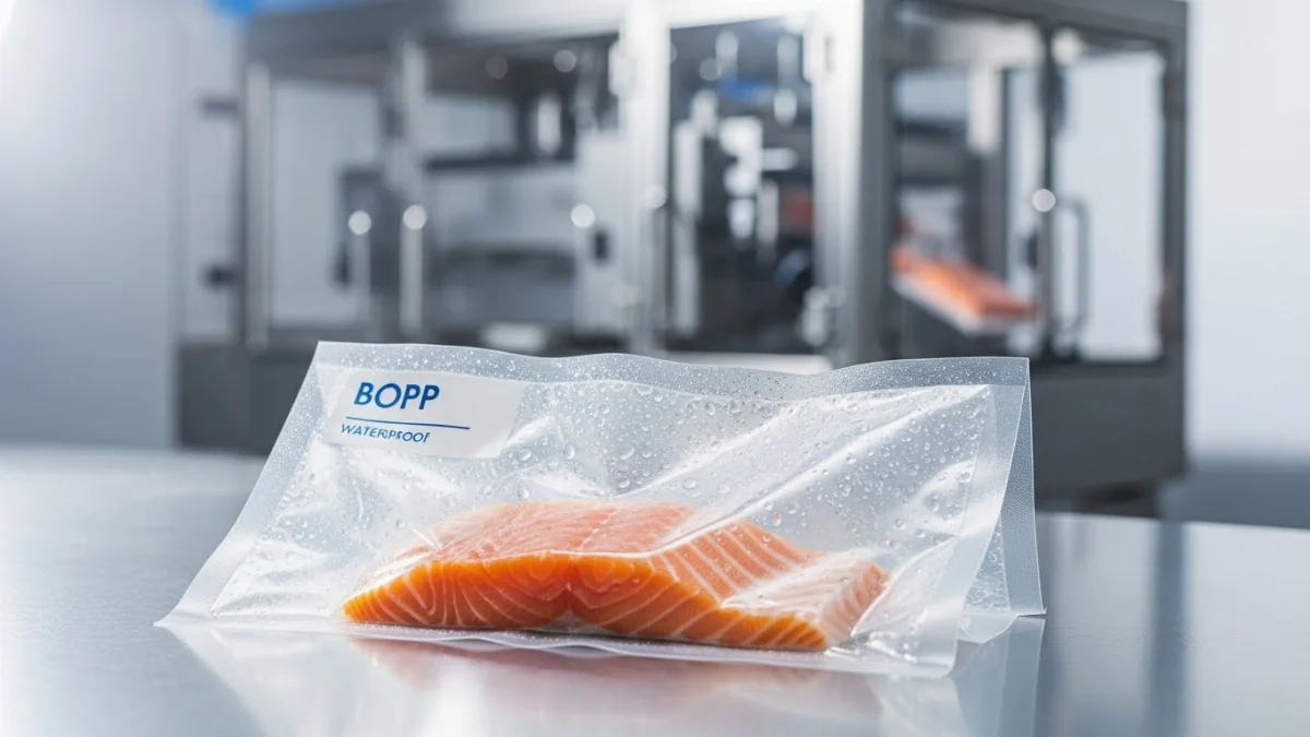 Bao bì chống thấm thủy sản giữ tươi tôm đông lạnh