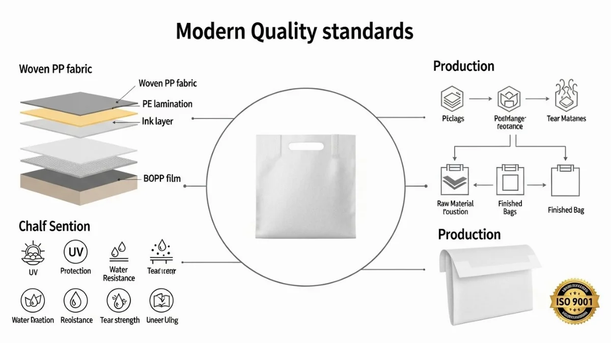 Qu&aacute; tr&igrave;nh kiểm định bao PP dệt trước khi xuất kho