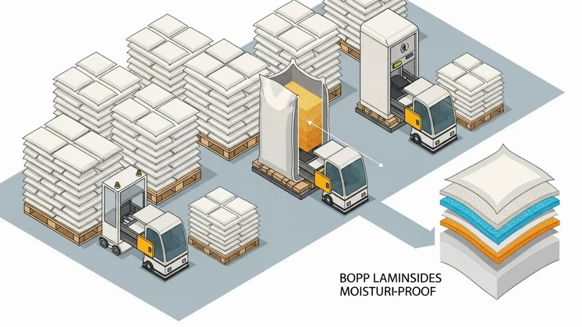 Bao bì phân bón chống ẩm cao cấp đảm bảo chất lượng nông sản