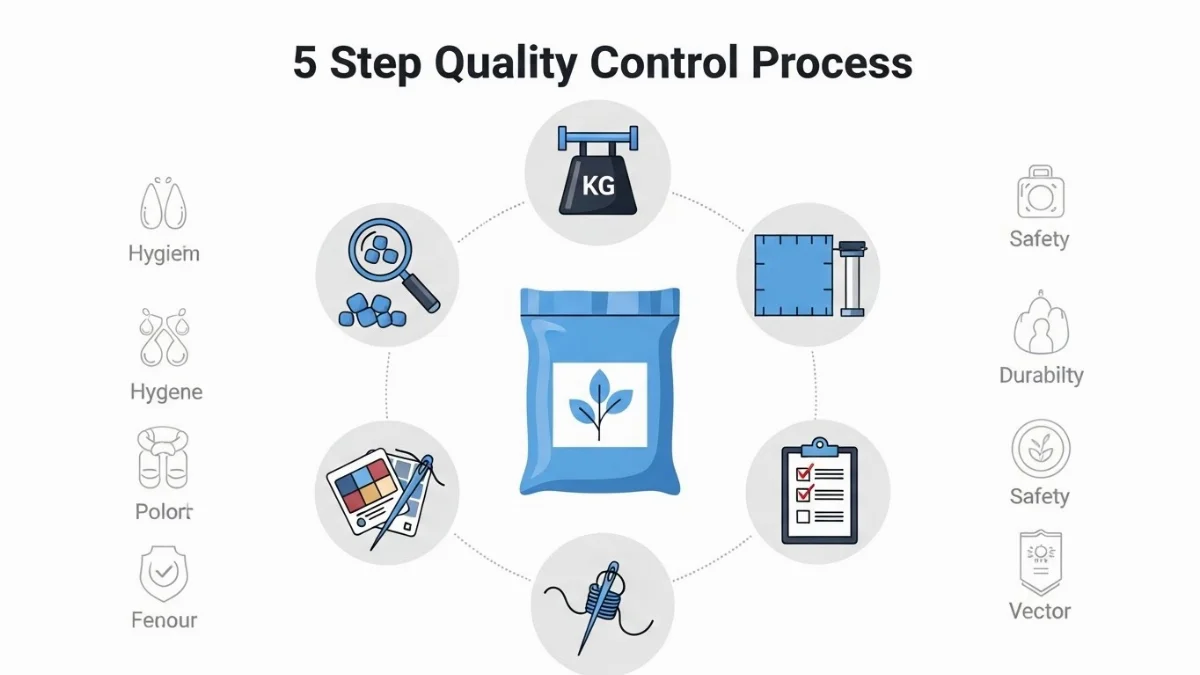 Thử nghiệm độ bền cơ lý của bao PP dệt để đảm bảo tải trọng