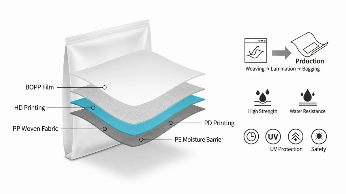Quy trình sản xuất bao bì phân bón chống ẩm chuyên nghiệp, chất lượng cao