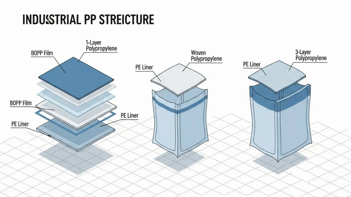 Cấu tạo bao phân bón 3 lớp bảo vệ tối ưu sản phẩm