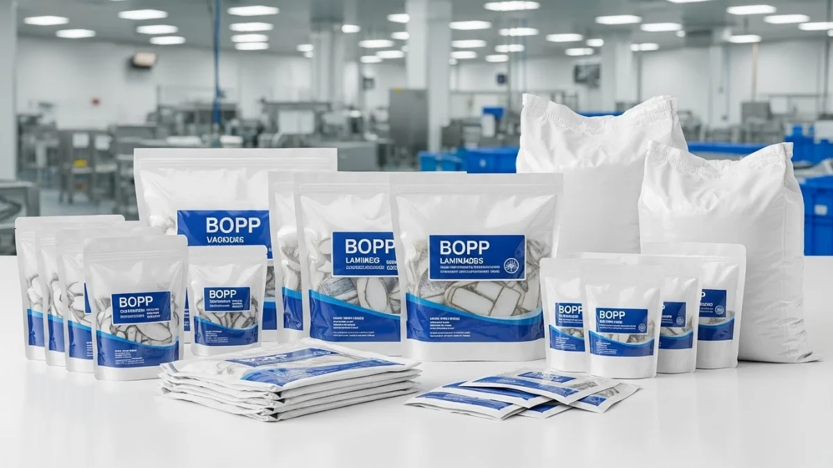 Quy trình sản xuất bao bì thủy sản đông lạnh chất lượng cao tại nhà máy