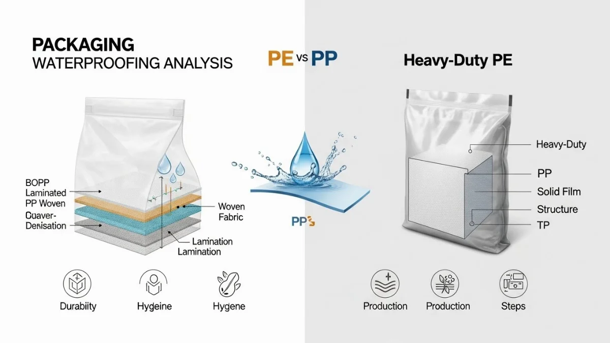 Ứng dụng bao PE chống thấm nước trong đóng gói thực phẩm đông lạnh