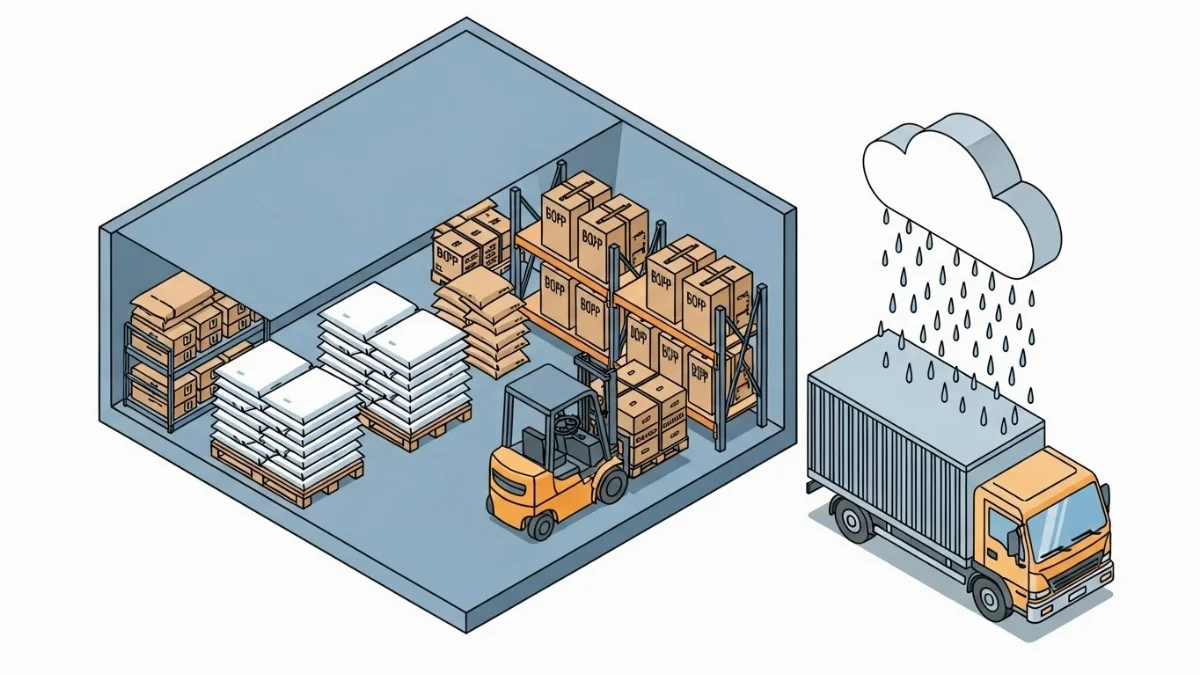Chọn bao bì chống thấm phù hợp giúp vận chuyển hàng hóa an toàn