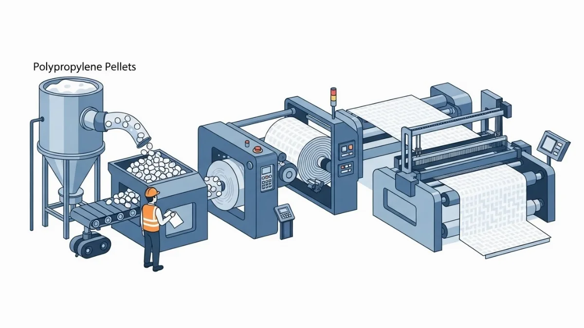 Máy móc hiện đại sản xuất bao bì PP đựng xi măng