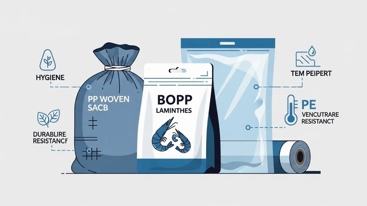 Cấu trúc màng ghép đa lớp bảo quản thủy sản tối ưu