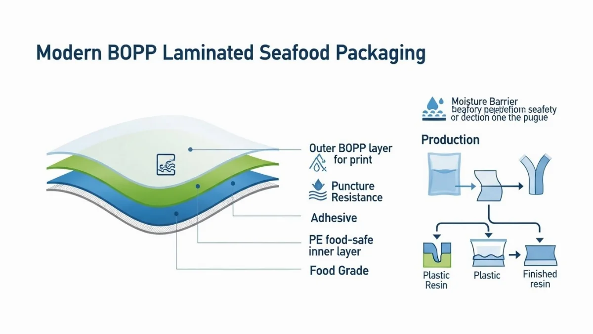 Phân loại bao bì thủy sản theo tiêu chuẩn chất lượng