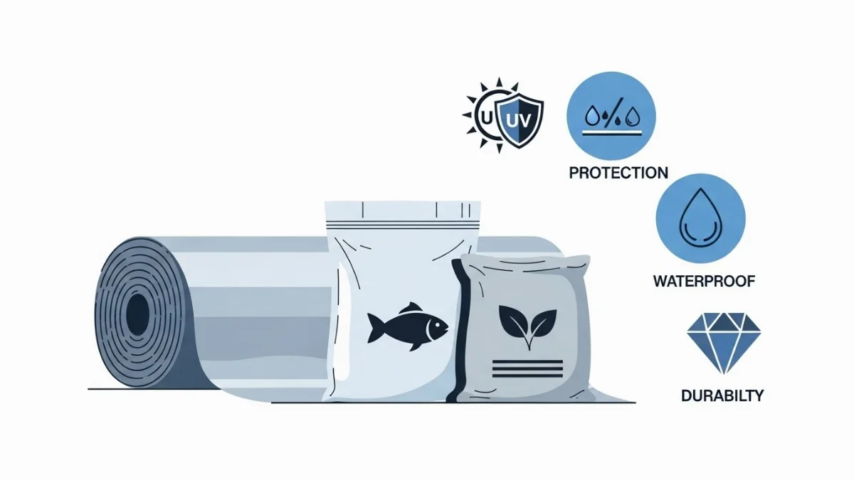 Bao bạc che hàng hóa ngoài trời khổ lớn bảo vệ vật liệu