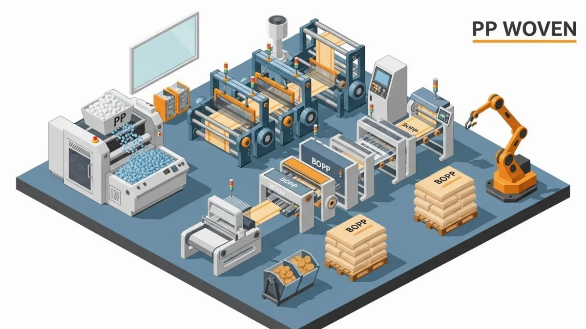 Bao Jumbo PP đựng hóa chất dạng bột với thiết kế chống tràn