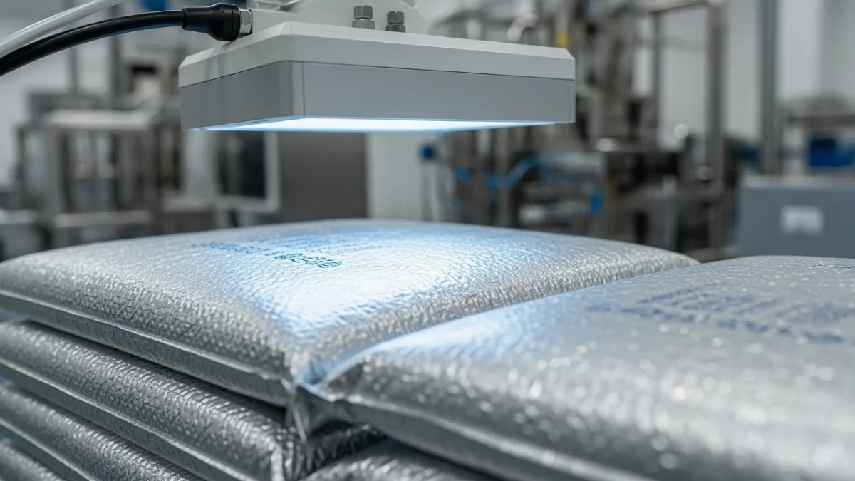 Hình ảnh bạt bạc chống tia UV che nắng cho công trình