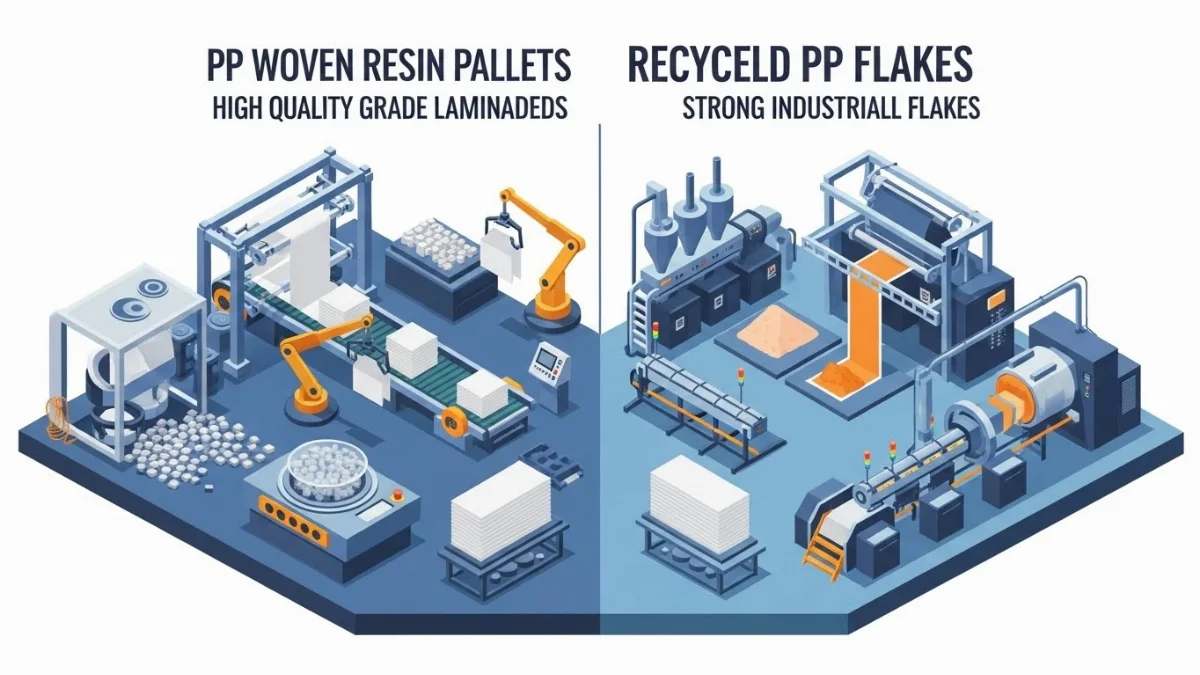 Quy trình sản xuất bao PP dệt tái sinh thân thiện môi trường