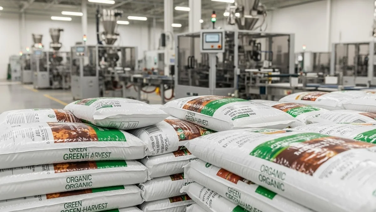 Bao bì phân hữu cơ PP dệt chất lượng cao, bền bỉ, chống thấm hiệu quả.