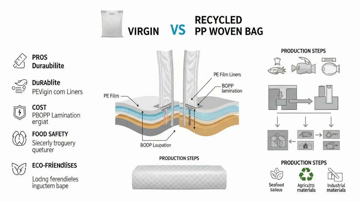 Nhiều loại bao PP dệt phù hợp với các mục đích sử dụng khác nhau