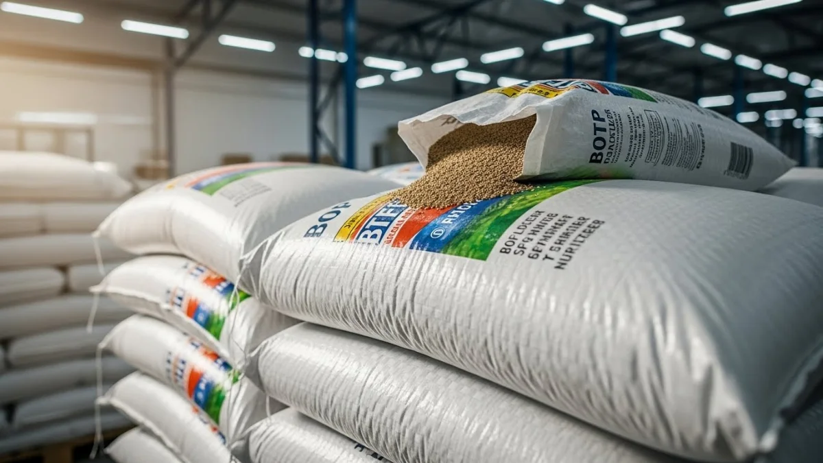 Hình ảnh bao bì phân bón số lượng lớn PP dệt chất lượng cao