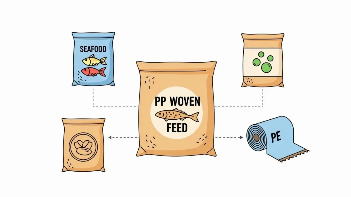 Quy trình sản xuất bao bì PP đựng cám chuyên nghiệp tại nhà máy