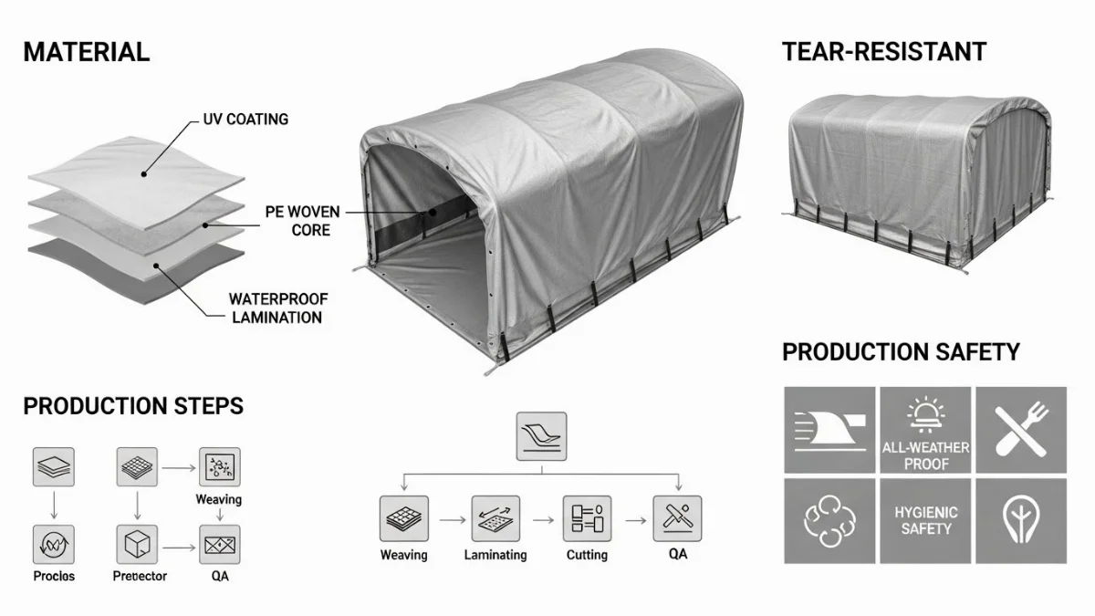 Cách chọn bạt che hàng hóa tốt cho kho bãi
