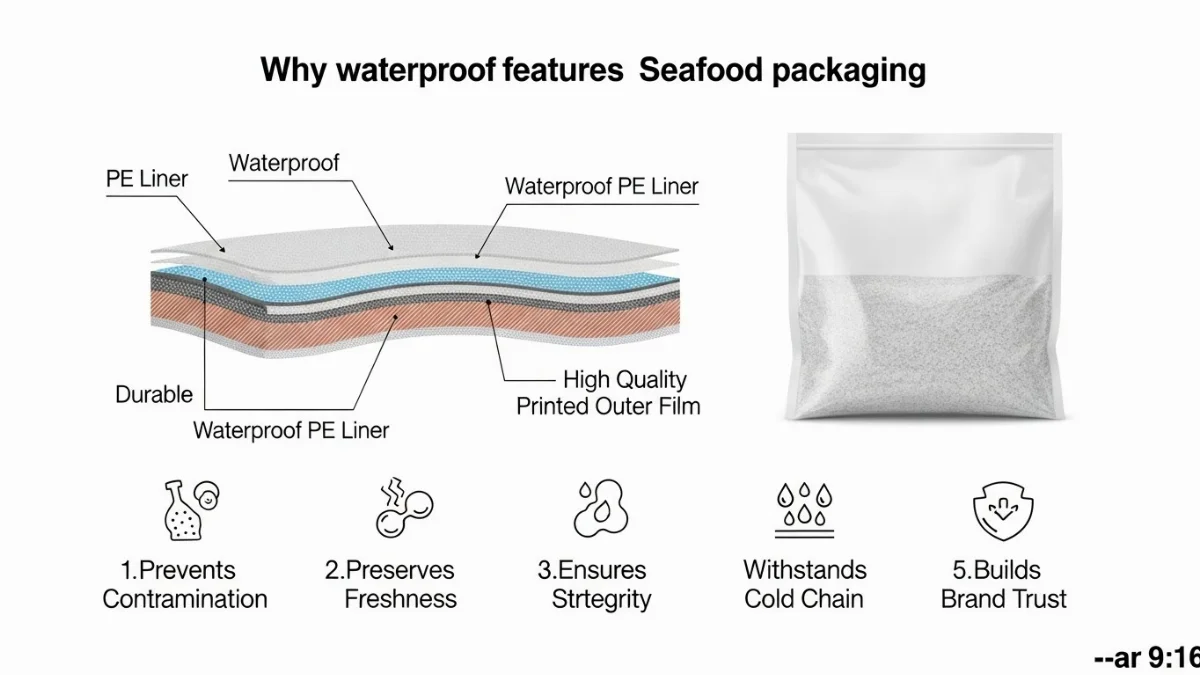 Quy trình đóng gói bao bì thủy sản đông lạnh chất lượng cao