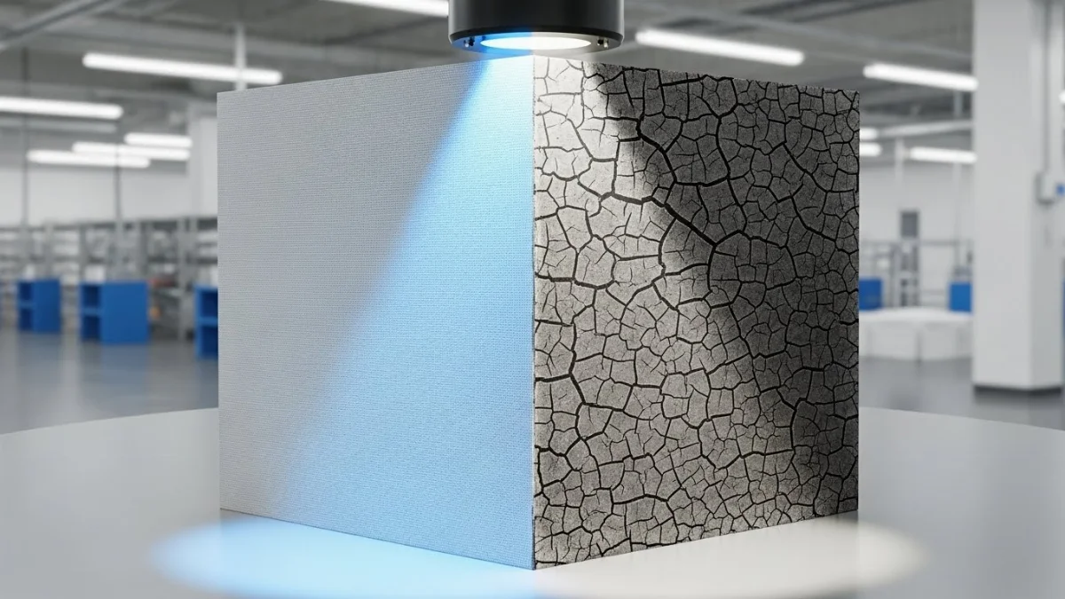 Kiểm tra độ bạc phủ và màu sắc bạt bạc chống UV