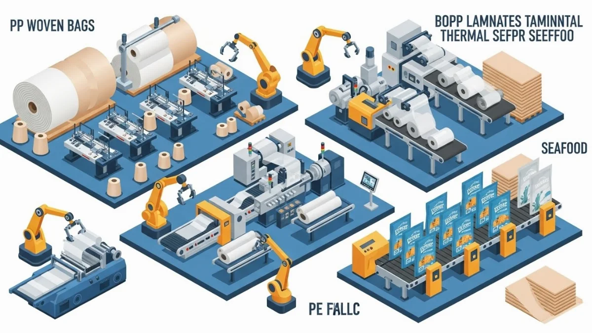 Màng bao bì cách nhiệt PE foam ứng dụng đóng gói thủy sản