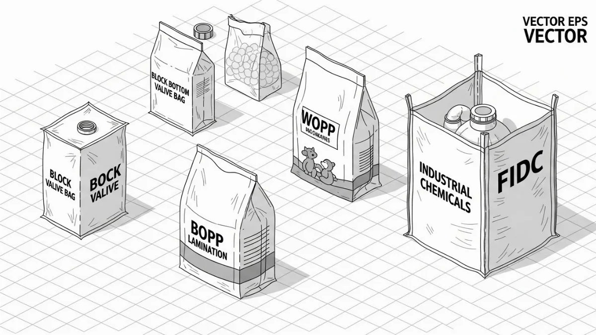 Các mẫu bao PP dệt đa dạng cho ngành công nghiệp