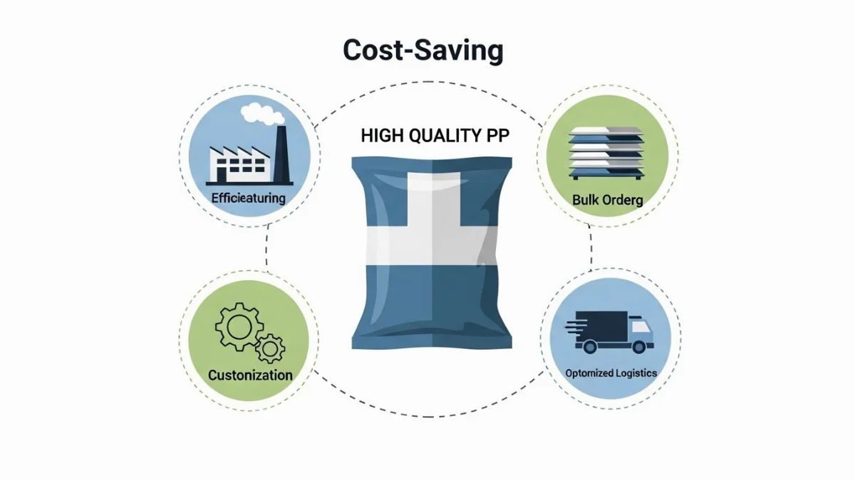 Thiết kế in ấn bao bì PP sắc nét và tiết kiệm chi phí