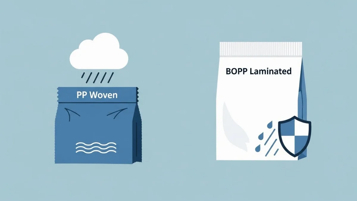Cấu trúc dệt của bao PP và lớp tráng phủ tăng cường chống thấm nước