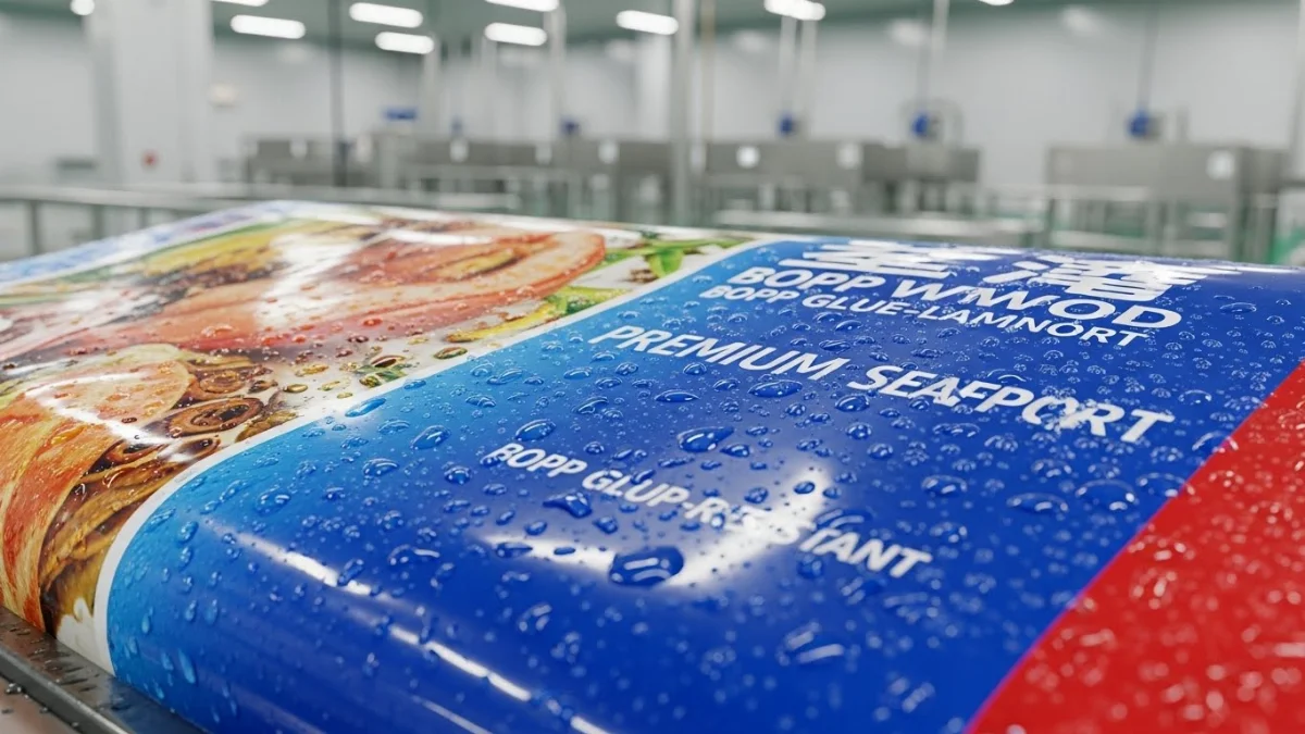 Hình ảnh quy trình sản xuất bao PP tráng keo chất lượng cao