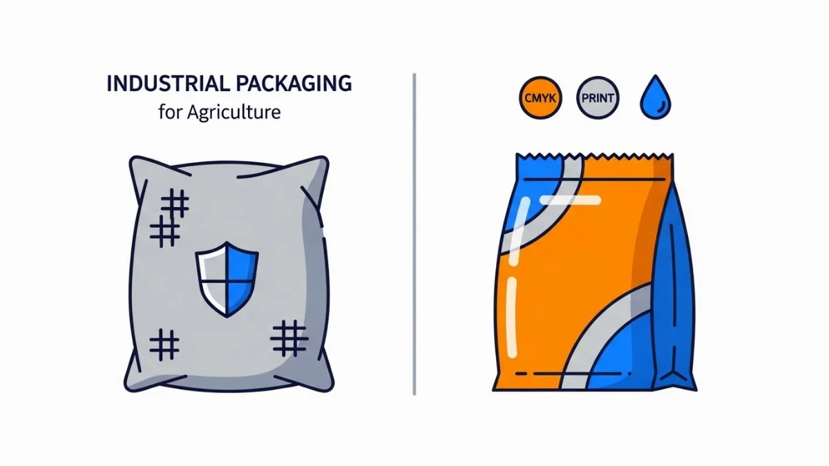 Cấu trúc đa lớp của bao bì BOPP với lớp màng in sắc nét