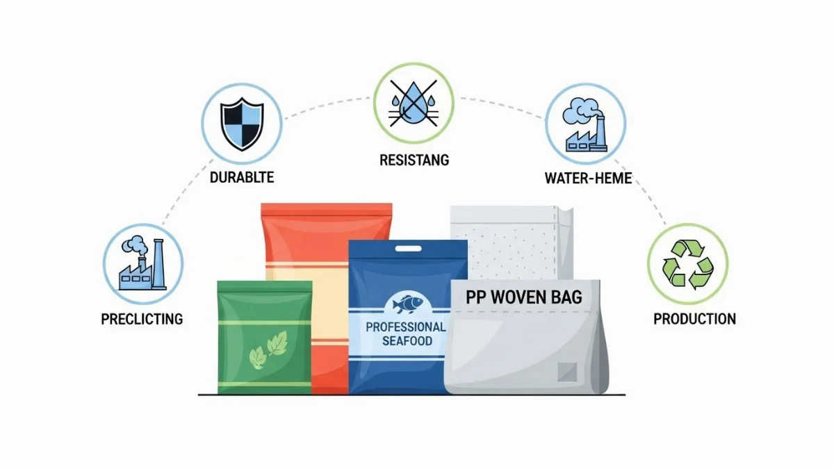 Bao PP dệt chống thấm nước hiệu quả, bảo vệ sản phẩm bên trong