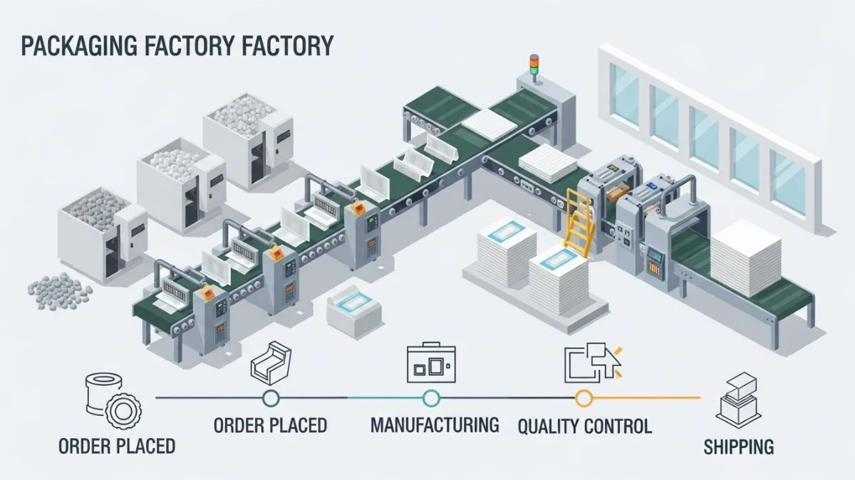 Các yếu tố ảnh hưởng đến thời gian giao hàng bao bì thủy sản
