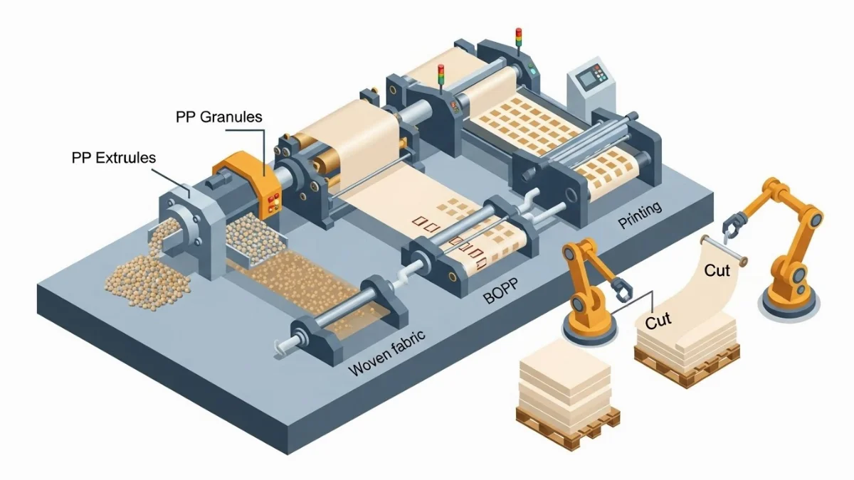 Quy trình sản xuất bao PP dệt chuyên nghiệp